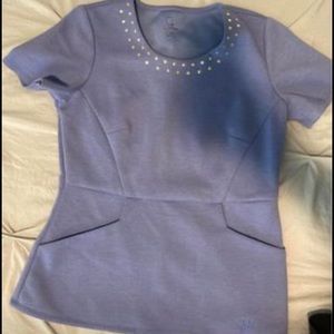 Jaanuu Scrub Tops and Koi stretch Scrub pants M